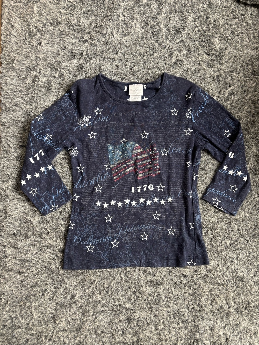 90s Studio collection American flag shirt
